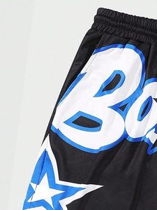Shorts de basketball personnalisés pour hommes, respirants, en maille 100% polyester, grandes tailles, logo personnalisé, antibactériens, séchage rapide, fermeture à cordon. - Product Image 4