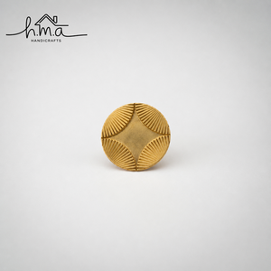 Handmade Solid Brass Round Cabinet Knob Vintage Textured Decorative <b>Drawer</b> <b>Pull</b> Dresser Wardrobe Kitchen Bathroom Furniture Hard - Product Image 2