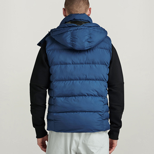 <b>Men's</b> Lightweight <b>Warm</b> Woolen Solid Puffer Vest Outdoor Sleeveless Zip up Spring Padded <b>Jacket</b> Casual Gilet - Product Image 4