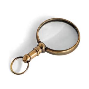 Luxury <b>Magnifying</b> <b>Glass</b> with Twisted Metal Handle Highly Decorative Brass Aluminum Body OEM Customizable Designs - Product Image 5