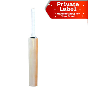 Bate de críquet artesanal de sauce inglés con excelente punto de golpe, equipo de campo, perfil grueso, resistente y duradero. - Product Image 1