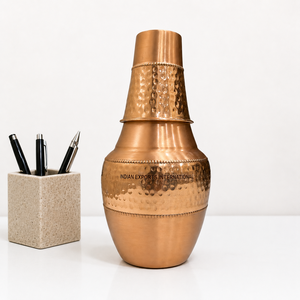 ชุดน้ำทองแดงที่เป็นเอกลักษณ์ (ทองแดงบริสุทธิ์ที่ผ่านการรับรอง) - Product Image 1