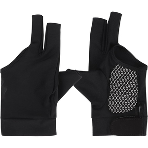 Three Finger Snooker Gloves Open Thumb Index Design Maximum Dexterity Precision Cue Alignment Pool - Product Image 2