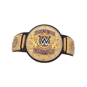 Ceinture de championnat du monde des équipes de la WWE, personnalisable, de haute qualité, or et noir, ceinture sportive personnalisée, ceinture de champion personnalisée, objet de collection - Product Image 6