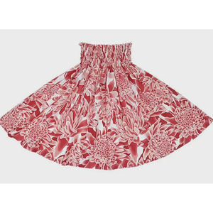 Falda Maxi Bordada con Estampado Floral Tropical Hawaiano para Mujer, Falda Informal Ligera y Fluida para Otoño - Product Image 4