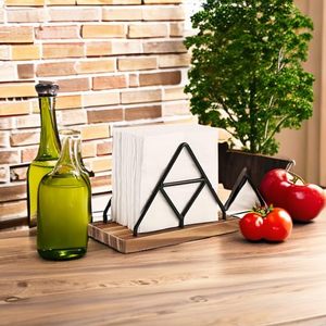 Wooden Napkin Holder Storage Box for Dining Table Kitchen Restaurant Use - Product Image 6
