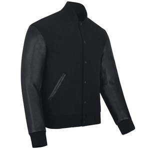 Veste universitaire de baseball personnalisée pour homme, en mélange de laine de qualité supérieure, avec logo brodé, poignets côtelés, vêtement d'extérieur tendance - Product Image 6
