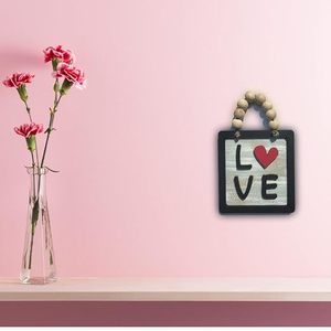 <b>Rustic</b> Wooden LOVE Sign Board for <b>Home</b> <b>Decor</b> Gifts Decorative LOVE Tabletop Accent for Bedroom Living Room Balcony - Product Image 5