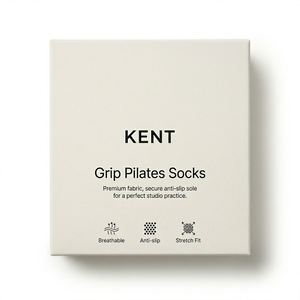 Calcetines de Yoga y Pilates de Algodón 100% Transpirables con Agarre de Silicona Antideslizante, Empaque Premium, OEM, ODM, Venta al Por Mayor, Marca Privada - Product Image 3