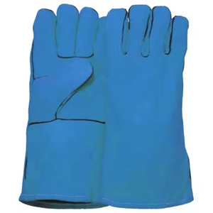 Gants de soudure en cuir de vachette ignifuge de qualité supérieure, résistants, pour travaux lourds, gants de sécurité de qualité supérieure pour les ouvriers du bâtiment - Product Image 4