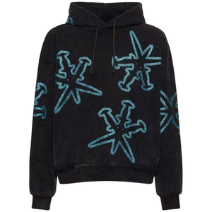 Sudadera Casual con Pedrería Brillante, 100% Algodón, Sudadera de Invierno con Logotipo Personalizado en la Parte Delantera, Transpirable y de Primera Calidad - Product Image 1