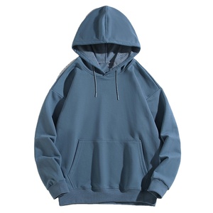 Sudadera con capucha de invierno de lana de punto de peso pesado de talla grande Jersey personalizable bordado cuello redondo patrón sólido de gran tamaño 2025 - Product Image 5
