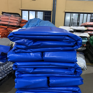 Blue High Durability Large Capacity Heavy Duty Custom Colors Custom Sizes PE Tarpaulin Industrial <b>Waterproof</b> Cover - Product Image 1
