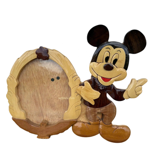 Marcos de Madera para Fotos, Intarsia, Artesanía en Madera Hecha a Mano, Alta Calidad, Duraderos, 16x25cm, Fábrica en Vietnam, Diseño Personalizado - Product Image 2