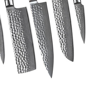 Durable Damascus Steel <b>Kitchen</b> Knife Set With User Friendly Design And Smooth Performance For Cooking - Product Image 6