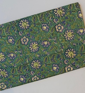 Wholesale Premium Quality Water Resistant Knitted Cotton Fabric Flower Print Medium Weight Yard Garment Home Textile Bag Girls - Product Image 1