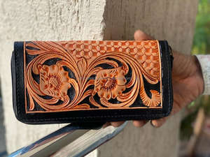 กระเป๋าคลัทช์หนังใส่มือแฟชั่นขายดีกระเป๋าคลัทช์หนังแกะสลักกระเป๋าหนังมีสไตล์ไม่เหมือนใครสำหรับผู้หญิง - Product Image 3