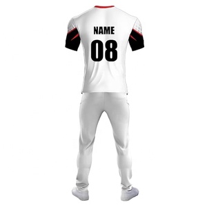 Maillots de cricket personnalisés pour hommes, qualité supérieure, impression par sublimation, polyester respirant, séchage rapide, légers, écologiques - Product Image 3