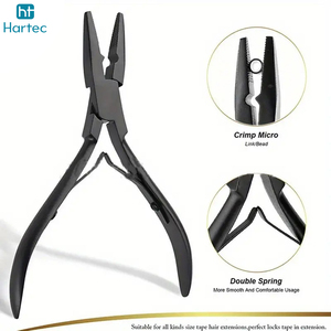 Pince à extensions de cheveux professionnelle de qualité supérieure, nouvelle tendance, approuvée par les salons, sûre et fiable, style le plus récent. - Product Image 5