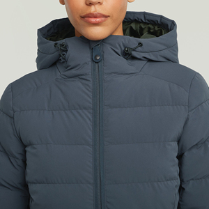 Abrigo Acolchado de Invierno para Mujer, Chaqueta Larga con Relleno de Algodón, Chaqueta Acolchada con Capucha, Abrigo Acolchado Cálido e Informal para Invierno - Product Image 6
