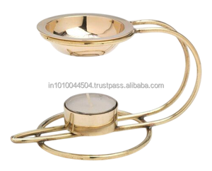 Ensemble de brûleur à encens en métal écologique de haute qualité avec bol en cuivre doré, style moderne et antique - Product Image 6