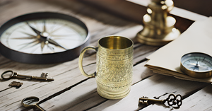 Hot Selling Metal 18-oz Ice Cold Brass Beer Stein Moscow Mules <b>Mugs</b> Golden Finished New Creative Cup - Product Image 3