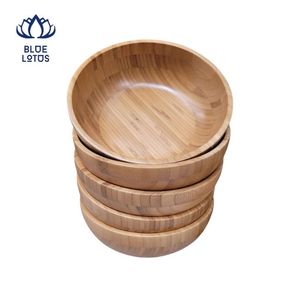 Bol à riz en bambou filé écologique de haute qualité, disponible en gros, léger, durable, vaisselle naturelle en bambou, vente chaude - Product Image 1