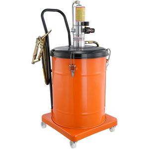 Pompa per Grasso ad Aria Compressa da 40L (10.5 Galloni) con Ugello Automatico e Tubo ad Alta Pressione da 4 Metri, Pompa Pneumatica per Secchio di Grasso, Pistola per Ingrassaggio - Product Image 4