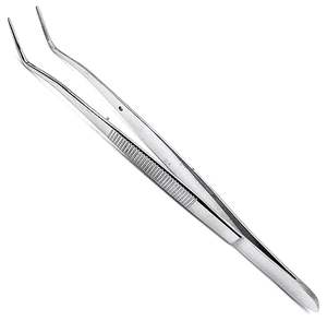 คีมถอนฟันสแตนเลสคุณภาพสูงแบบใช้มือ คีมผ่าตัดโค้งสำหรับดึงไหมขัดฟัน คีมถอนฟันแบบมืออาชีพ - Product Image 1