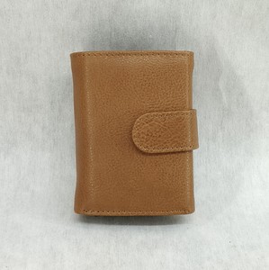 Oily Pullup Crazy Horse Leather Card Holders Cash Sleeve Aluminum Pop-up <b>RFID</b> <b>Wallets</b> Purses <b>Man</b> Wholesale Luxury Button Hasp - Product Image 6