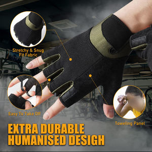High Quality Customized Gym Training Weight Lifting Gloves Quicky Dry Half Finger <b>for</b> <b>Men</b> and Women Fitness Workout Gloves - Product Image 2