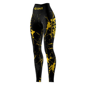 Haut de protection anti-UV pour homme, noir et jaune, imprimé par sublimation, manches longues, séchage rapide, antibactérien, UPF50+, en polyester et élasthanne écologiques - Product Image 5