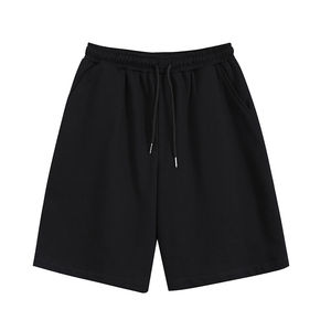 Shorts de sport pour hommes, personnalisables avec logo, couleur au choix, confortables, doux, avec cordon de serrage, logo brodé, en coton, imperméables, avec fermeture éclair - Product Image 5
