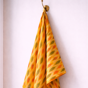 Tela de Algodón Ikat Tejida a Mano de Primera Calidad, Lavable, Ecológica, Textil Tradicional Sostenible para Tapicería, Decoración y Prendas de Vestir - Product Image 3