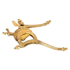 Ouvre-noix Sarota en laiton Art Déco, pince robuste, écologique, outil artistique multi-usages pour noix, amandes, noix de pécan et fruits de mer - Product Image 2