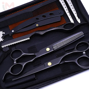Professional High Quality Durable Stainless Steel Hair Styling <b>Tools</b> Set Customized Color Scissors Thinning <b>Shears</b> Comb Razor - Product Image 4