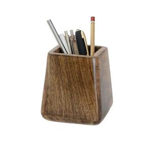 Organisateur de bureau en bois écologique, porte-stylos pour table de bureau, fournisseur de cadeaux d'entreprise - Product Image 5