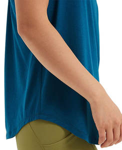 Y2k vente en gros de haute qualité femmes LOGO personnalisé haut court chemises 100% coton blanc Sexy fille débardeur ensembles Gym sport haut court - Product Image 4