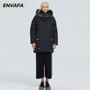 Abrigo Acolchado Casual con Capucha para Mujer, Talla Grande, con Cierre, Ecológico, para Adultos, Venta al Por Mayor - Product Image 1