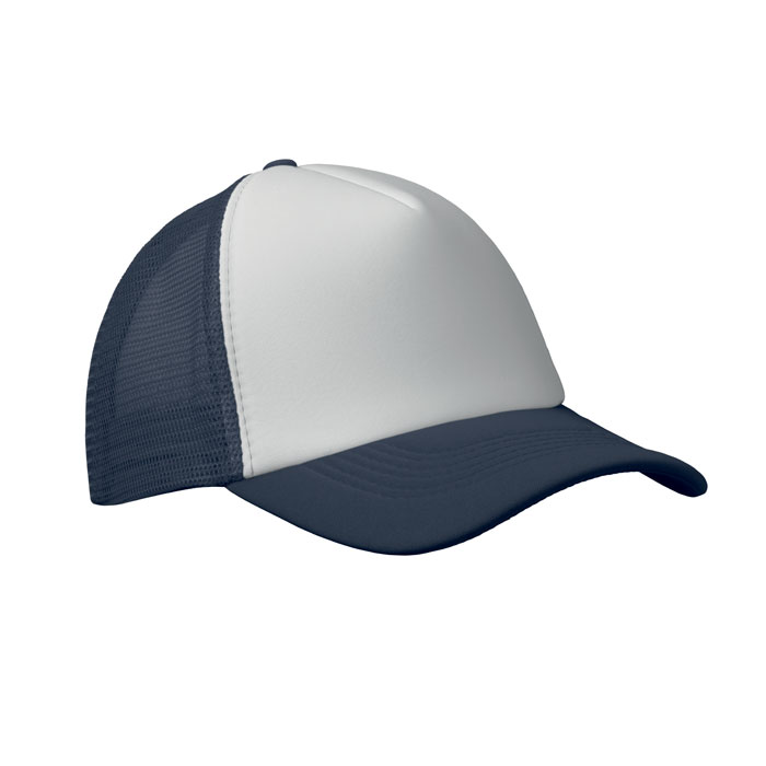 White Dark Navy Blue