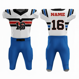 Professional American Football Team Uniform with Athletic Fit and Moisture Control Fabric - Product Image 4