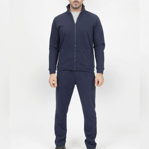 Conjunto Deportivo de 2 Piezas Personalizado Estilo Urbano Otoñal, 100% Algodón Terry, Estampado, Corte Ajustado, con Cierre, para Hombre - Product Image 2