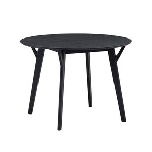 Tavolo da pranzo in legno nero di Design moderno da 42.01 pollici per 4 per casa appartamento ristorante o uso ufficio - Product Image 1