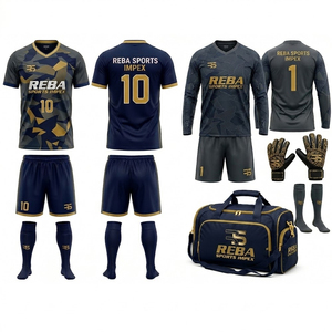 Custom Football Soccer Set Jersey Shorts <b>Socks</b> Durable Lightweight Uniform For Team <b>Training</b> And Matches - Product Image 5