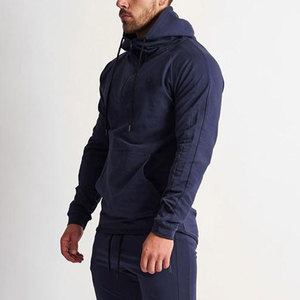 เสื้อฮู้ดซิป 1/4 สำหรับผู้ชายรุ่นใหม่ล่าสุด สวมใส่สบาย คุณภาพสูง สไตล์ลำลอง พร้อมคุณสมบัติปรับแต่งได้ เหมาะสำหรับฤดูหนาว - Product Image 6