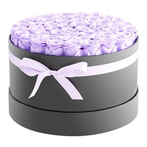 Scatola Quadrata con 50 Rose Conservate - Bouquet di Fiori Eterni per Regalo di Compleanno per Moglie o Madre - Product Image 1