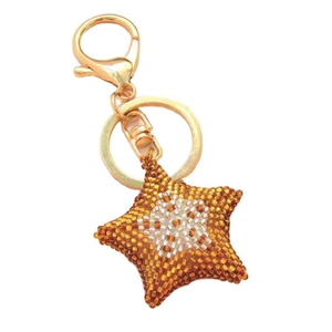 Unique Beaded Keychain Lightweight Decorative <b>Key</b> <b>Holder</b> for Gifts and Travel - Product Image 1