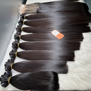 Ready to Ship 10-20'' Natural Black Bone Straight Vietnamese Human <b>Hair</b> 12A Silky Bone Straight Original Human <b>Hair</b> Bundles - Product Image 2
