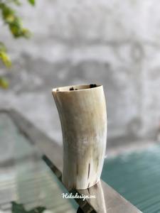 Ensemble de gobelets en corne de Viking faits à la main très demandés, style animalier, avec décapsuleur pour vin, bière et bière artisanale, pour Noël - Product Image 3