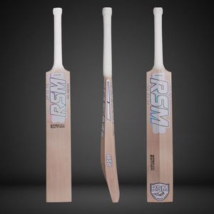 RSM EDICIÓN ESPECIAL Bate de críquet de madera de sauce inglés con mango corto, calibre 10-12 - Product Image 1